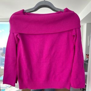 Anthropologie off shoulder sweater